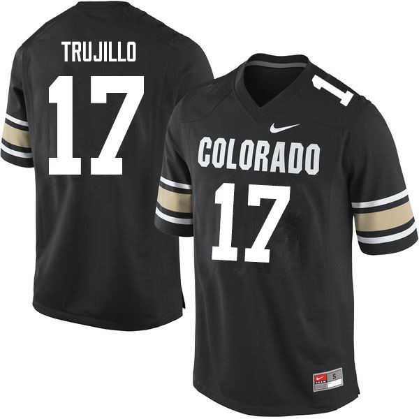 Men #17 K.J. Trujillo Colorado Buffaloes College Football Jerseys Sale-Home Black - Click Image to Close